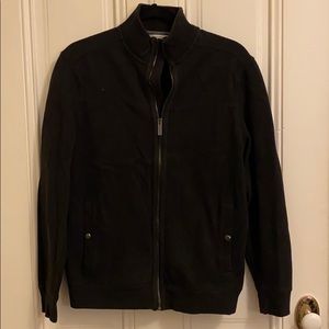 Calvin Klein Size S Zip Up Jacket Black